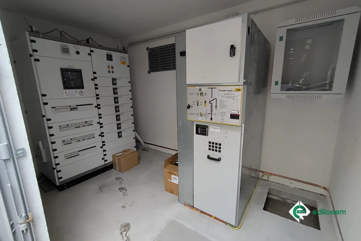interno cabina elettrica Edilceem 