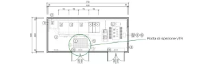 schema cabina elettrica con evidenza plotte di ispezione - Edilceem